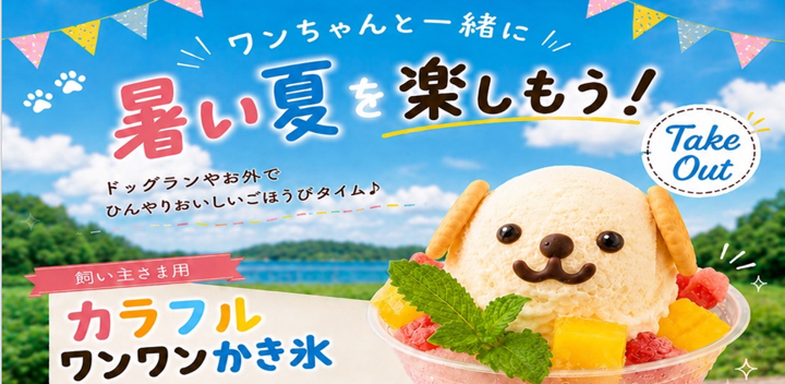 かき氷はじめました | ユニトピアささやま